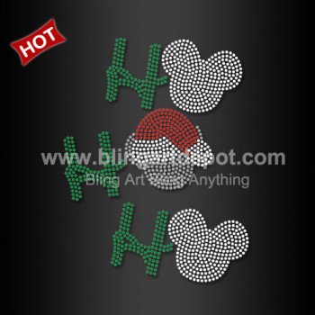 HO HO HO Xmas Rhinestone Design Transfers Wholesale HO HO HO Xmas Rhinestone Design Transfers Wholesale